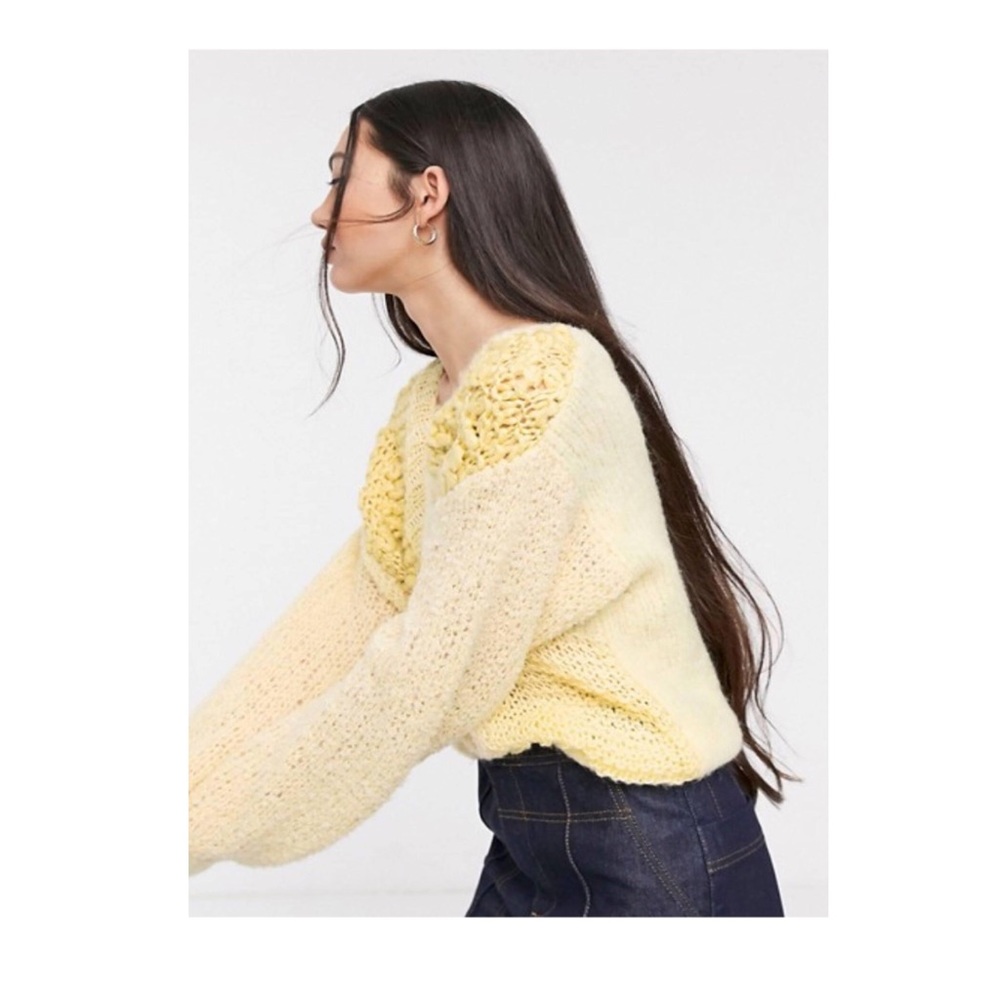 SOLD ASOS Mixed Yarn patch sweater
